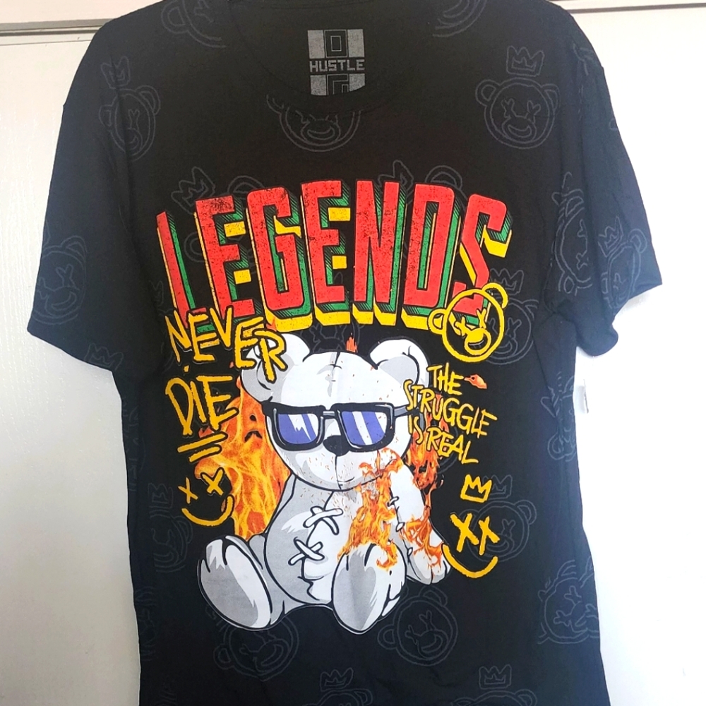 Mens graphic teddy tee